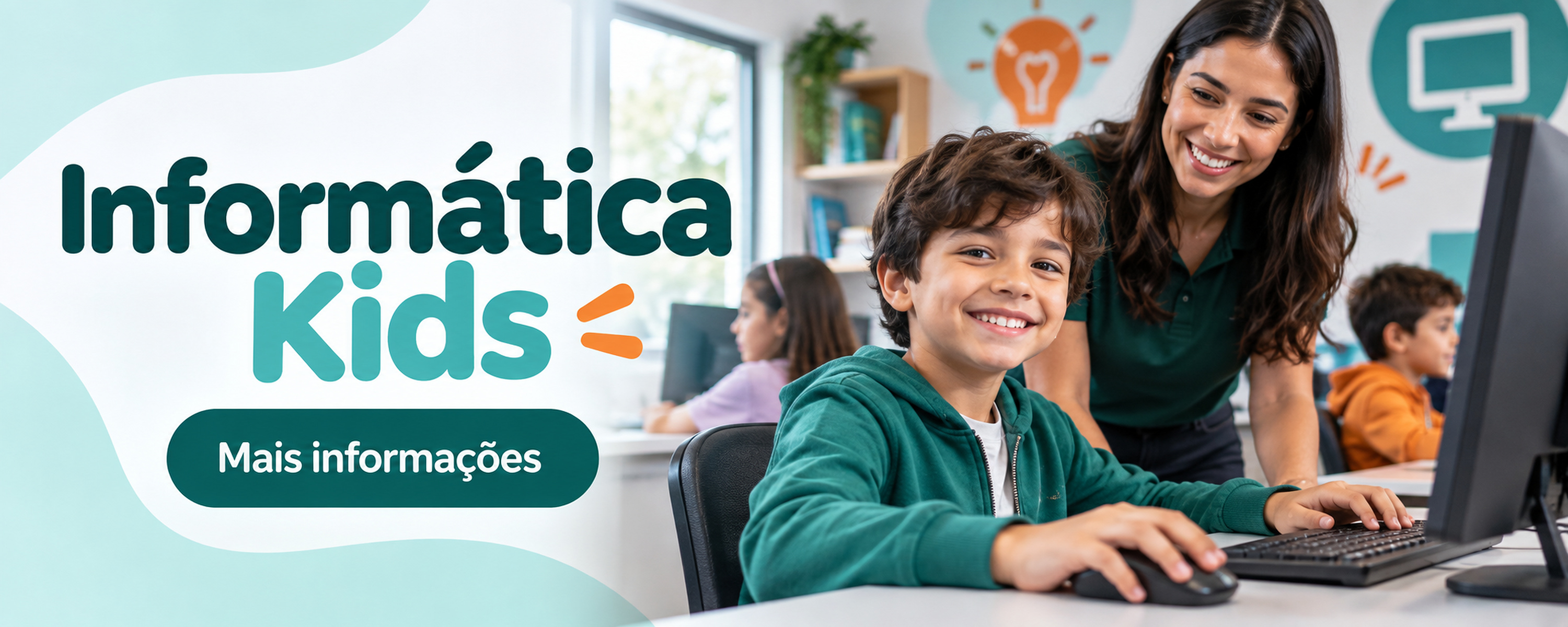 Divulgação do curso Informática Kids