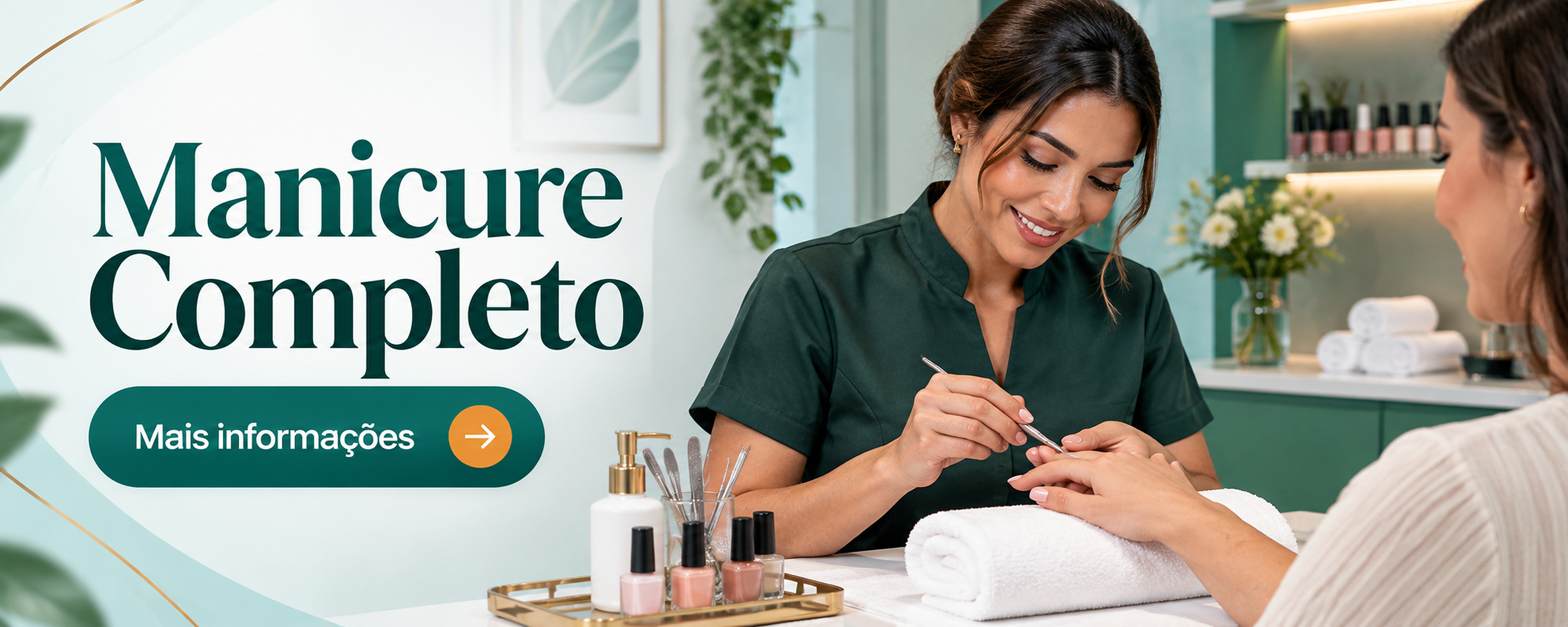 Divulgação do curso Manicure Completo